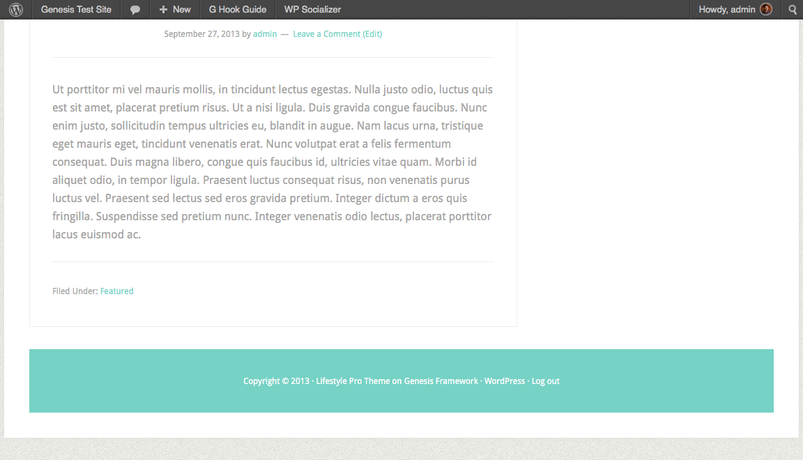 How to remove pagination from posts page in genesis sridhar katakam