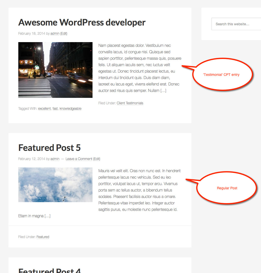 Wordpress Custom Post Type Template Hierarchy