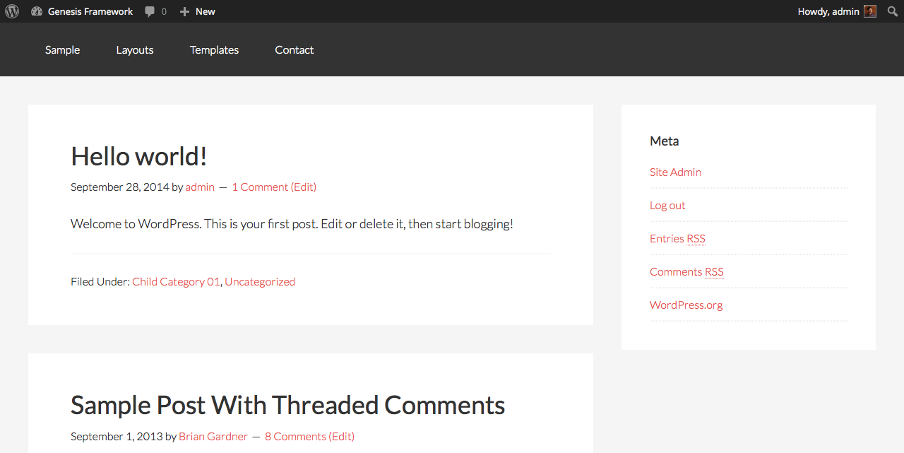 How To Remove Header From Front Page In Genesis Sridhar Katakam