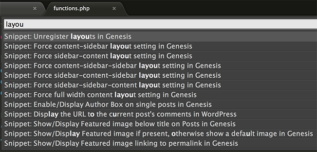 genesis-snippets-sublime-text