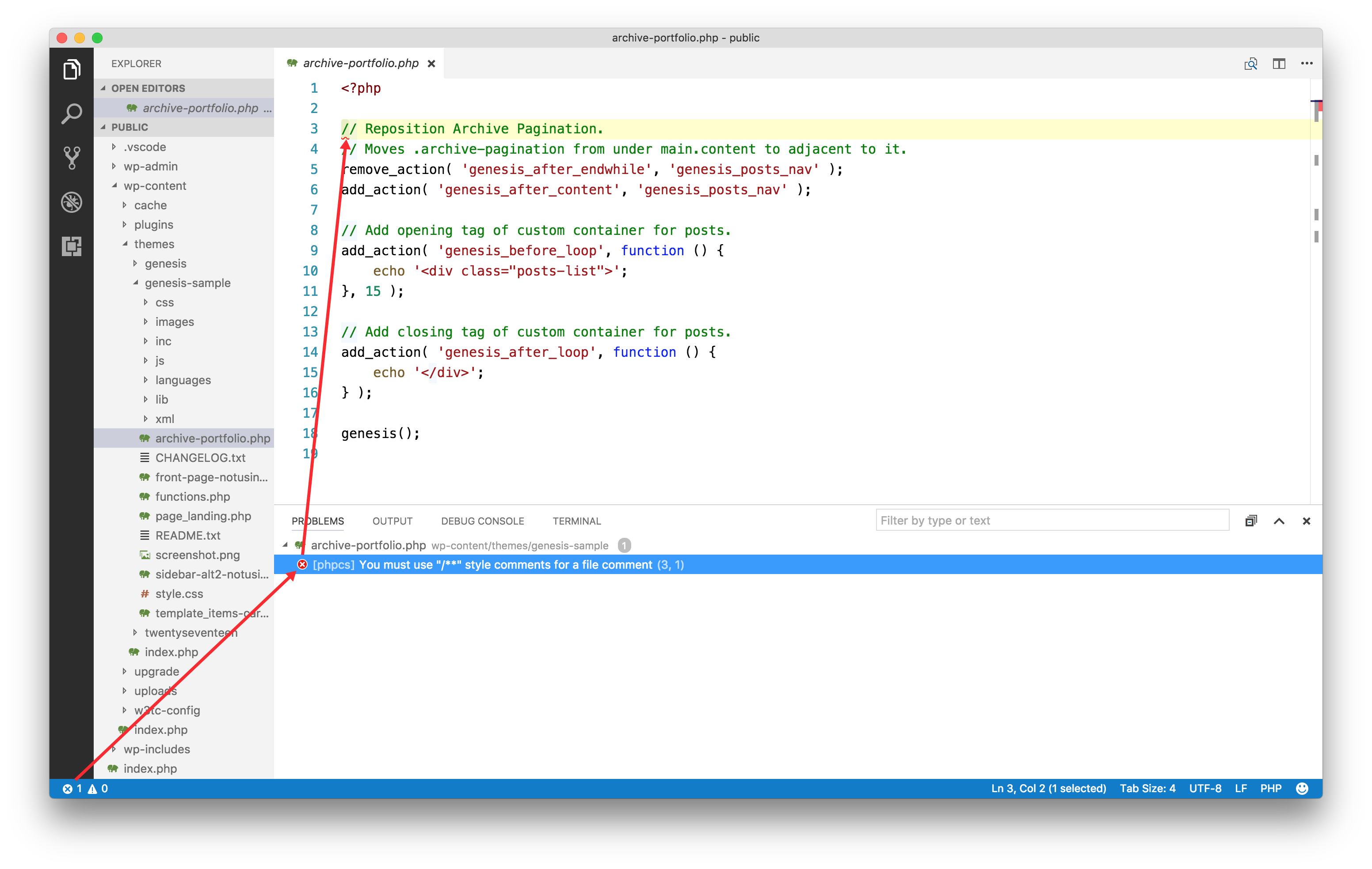 How to set up WordPress Coding Standards in Visual Studio Code - Sridhar  Katakam